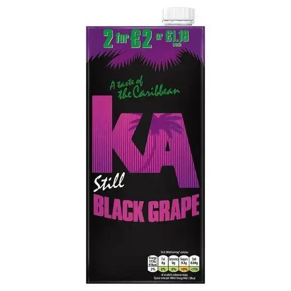 KA Still Black Grape Juice 1 L (Case of 12)