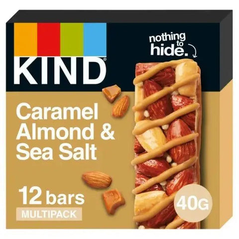 KIND Caramel Almond & Sea Salt Snack Bar 40g (Case of 12)