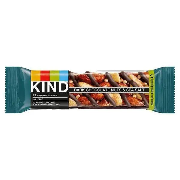 Kind Dark Chocolate Nuts & Sea Salt 40g (Case of 12)