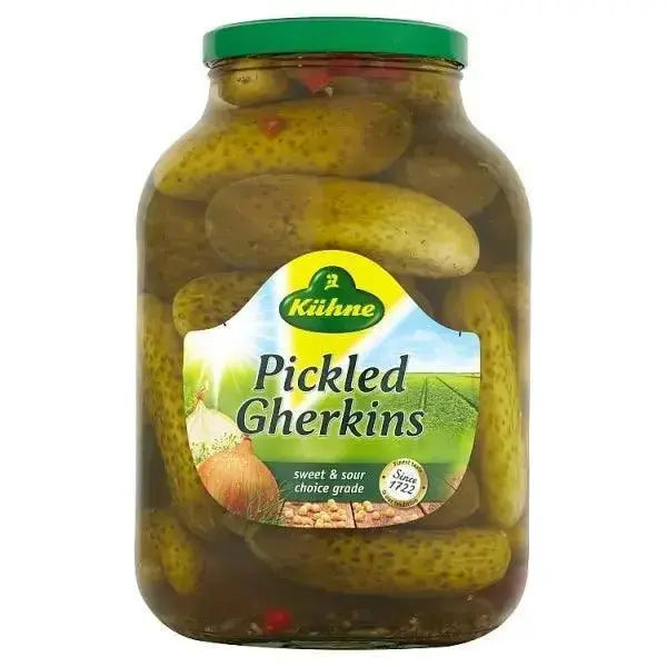 Kühne Pickled Gherkins 2450g (Drained Weight 1380g)
