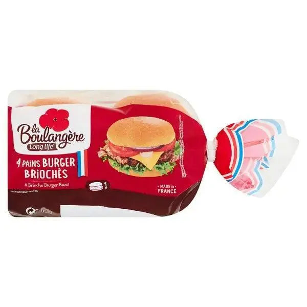 La Boulangère 4 Brioche Burger Buns (200g)