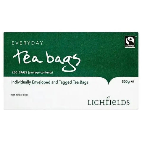Lichfields Fairtrade Everyday 250 Tea Bags 500g