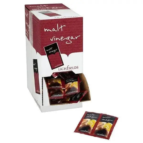 Lichfields Malt Vinegar 200 x 7ml Suitable for vegetarians