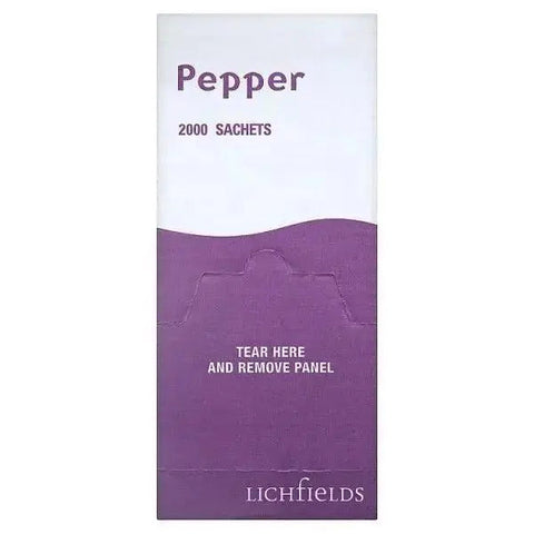 Lichfields Pepper 2000 Sachets Ingredients Black Pepper