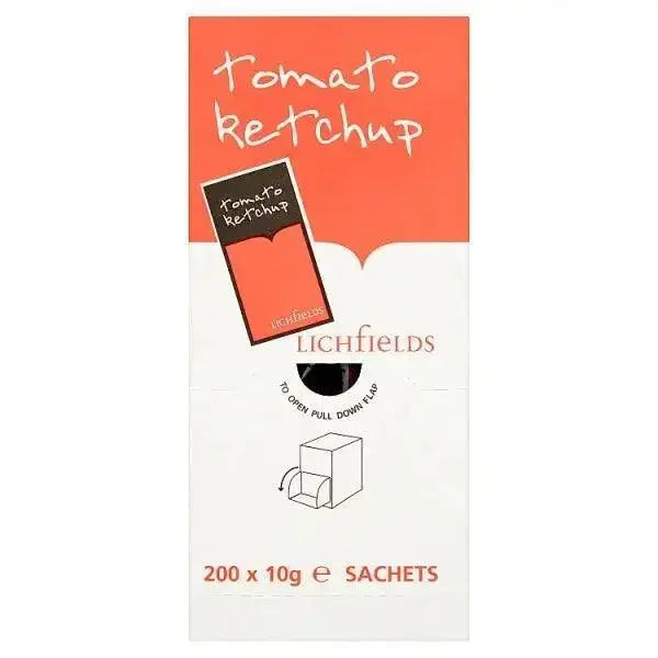 Lichfields Tomato Ketchup 200 x 10g