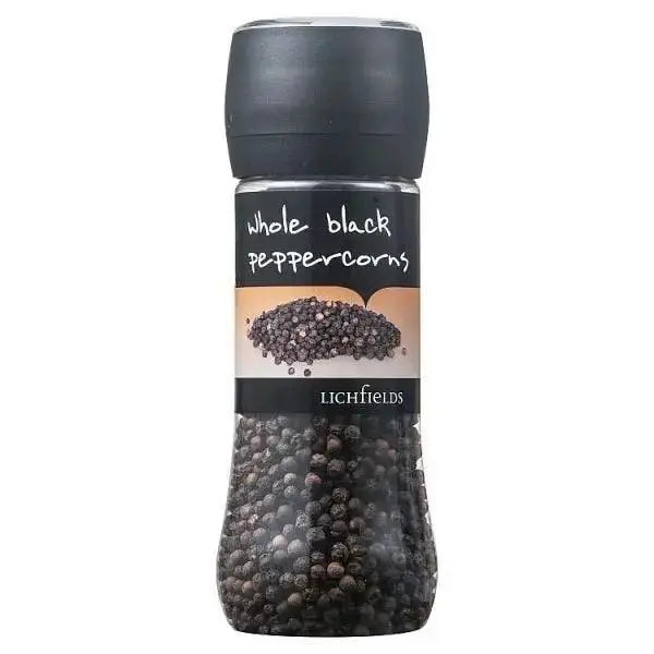 Lichfields Whole Black Peppercorns 200g