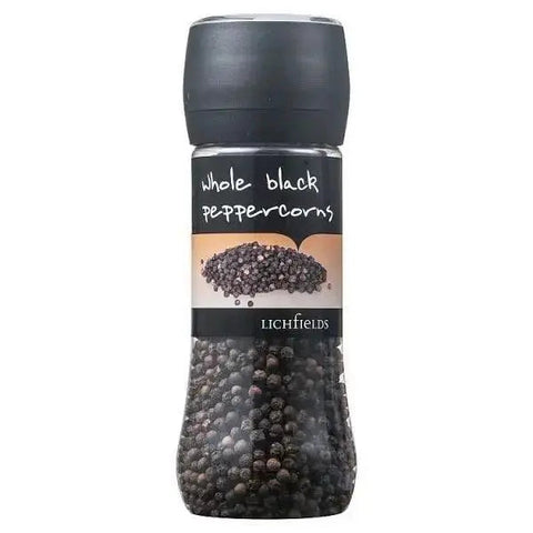Lichfields Whole Black Peppercorns 200g