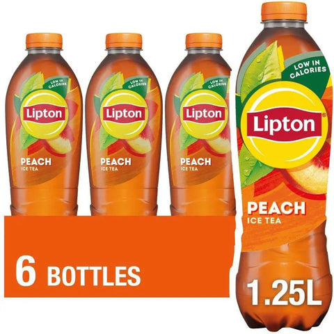 Lipton Peach Ice Tea 1.25L (Case of 6)