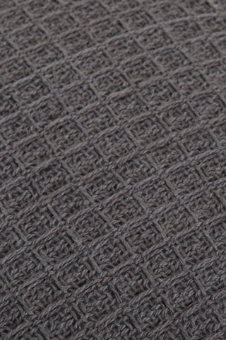 OLIVIA ROCCO Lisbon Pure Indian Cotton Handwoven Honeycomb Cushion Covers Indoor Outdoor Use 17x17 and 24x24 Grey Ochre Navy Teal Pink Silver