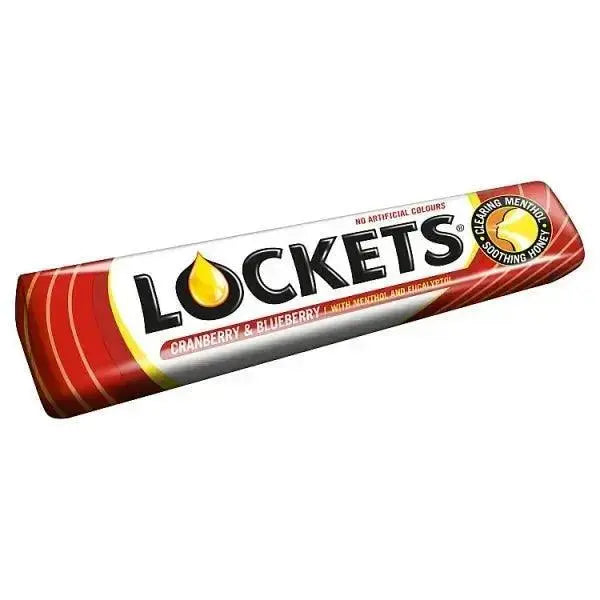 Lockets Cranberry & Blueberry 41g menthol and eucalyptol( Case of 20)