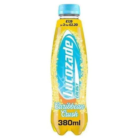 Lucozade Energy Caribbean Crush 380ml (Case of 12)
