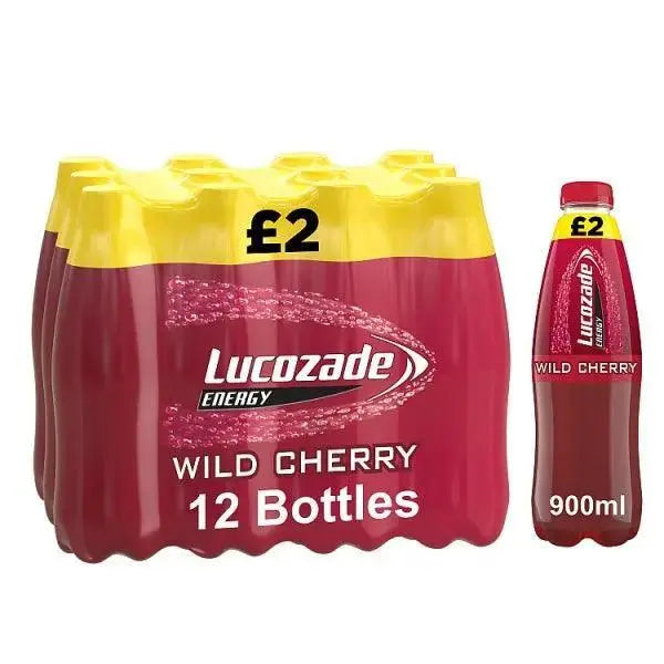 Lucozade Energy Cherry 900ml (Case of 12)