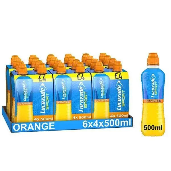 Lucozade Sport Orange 4x500ml (Case of 6)