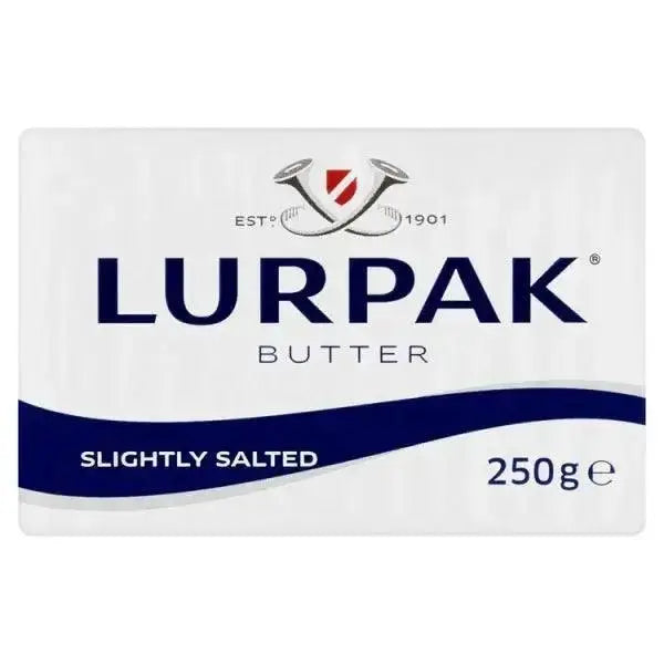 Lurpak Butter Slightly Salted 250g (Case of 10)