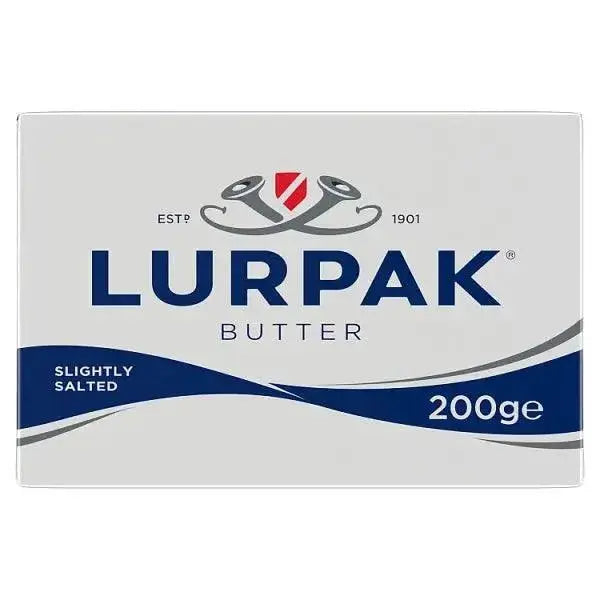 Lurpak Slightly Salted Butter 200g (Case of 10)