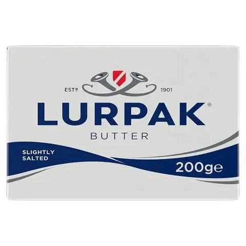 Lurpak Slightly Salted Butter 200g (Case of 10)