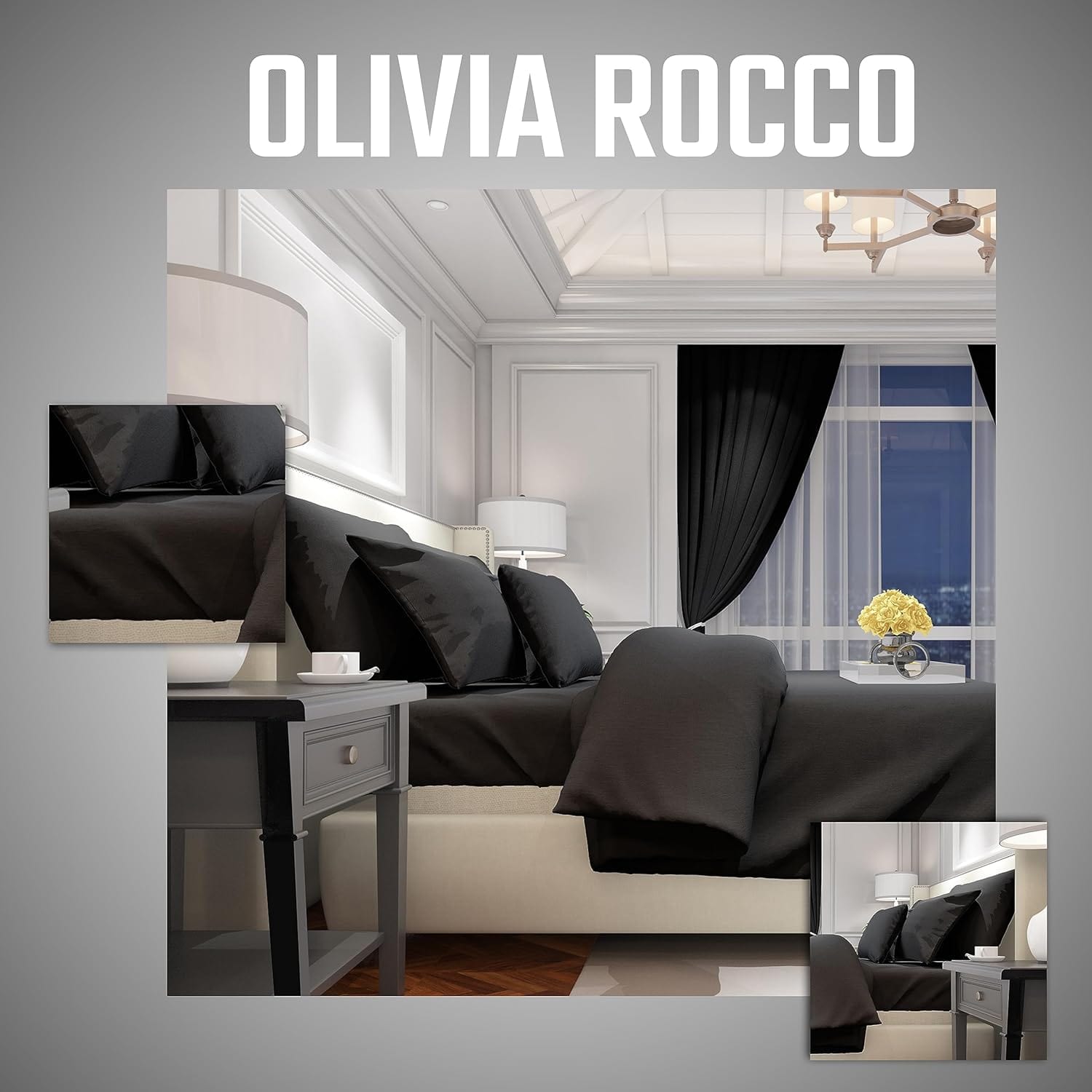 OLIVIA ROCCO Flannelette Brushed Cotton Easycare Fitted Sheets With Elastic Fit Design In Multiple Sizes For All Beds