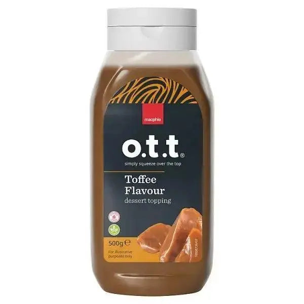 Macphie o.t.t ® Salted Caramel dessert topping 500g (Case of 6)