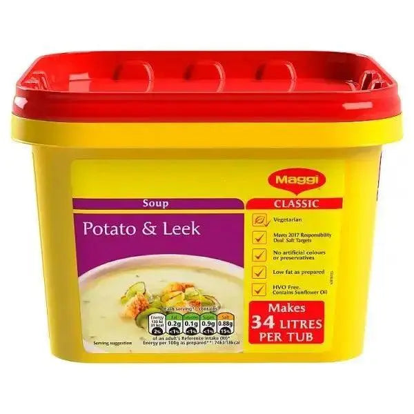 Maggi Classic Potato & Leek Soup Tub 2kg