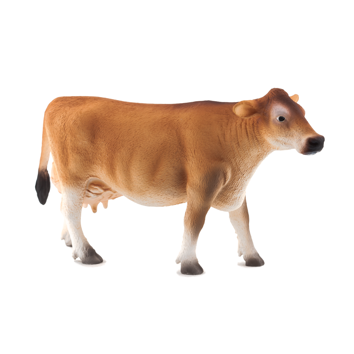 Jersey Cow Toy  Realistic Farm Animal Figurine