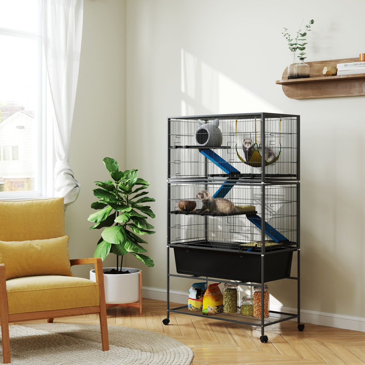 Small Animal Cage /Chinchilla Cage ( Amazon Shipping)（Prohibited by WalMart）