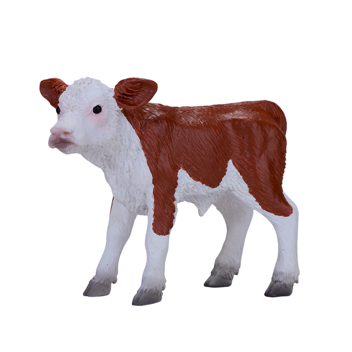 Hereford Calf Toy  Farm Animal Figurine