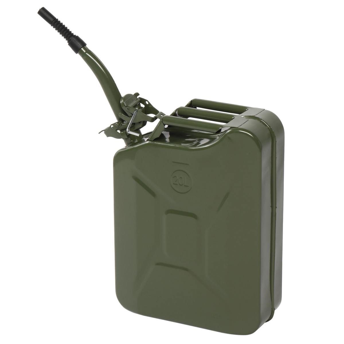 【Same Code：97686520】20L Portable American Fuel Oil Petrol Diesel Storage Can Army Green
