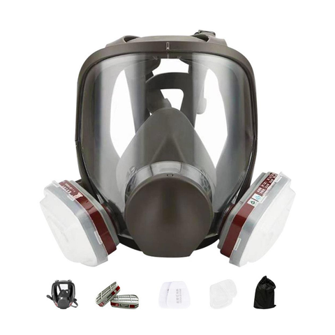 Reusable Full Face  Mask  Respirator for Woodworking Painting Welding Mask