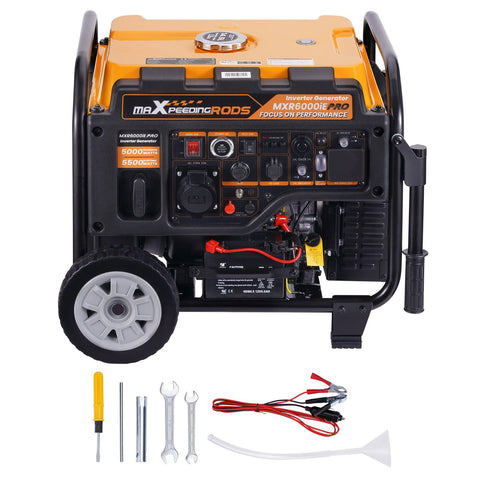 Petrol Inverter Generator Portable 5500W 5.0kVA 4-Stroke +ATS Interface Camping