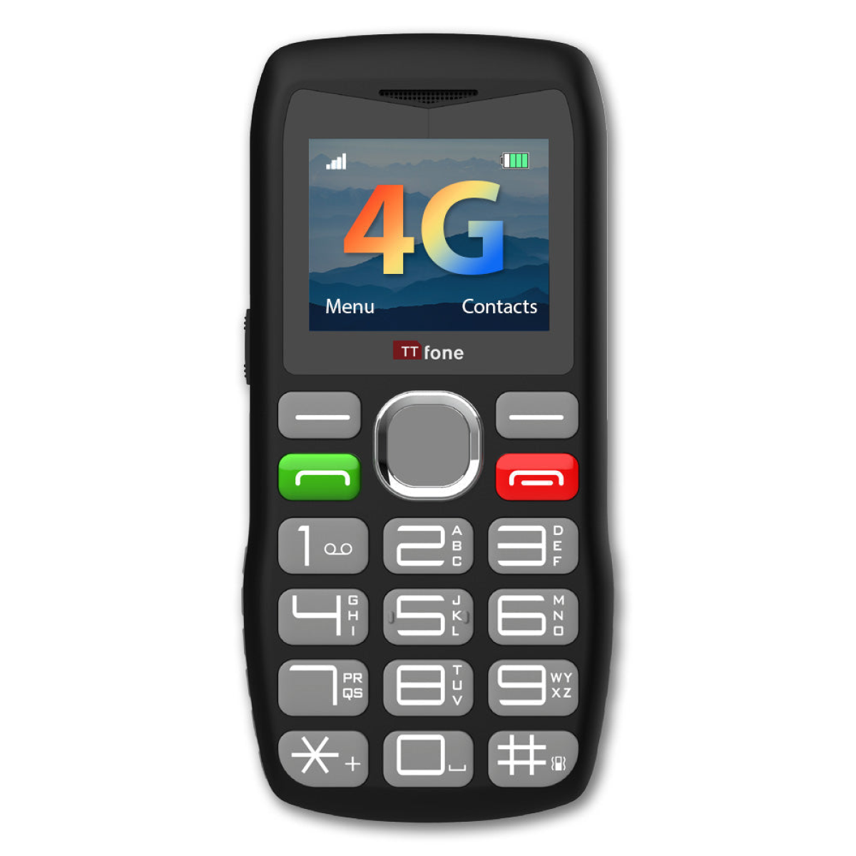 TTfone TT890 4G Senior Phone  Easy to Use Big Button Mobile Phone with Emergency Assistance Button, USB-C Charging, Bluetooth, Camera  Unlocked with O2 Sim Card