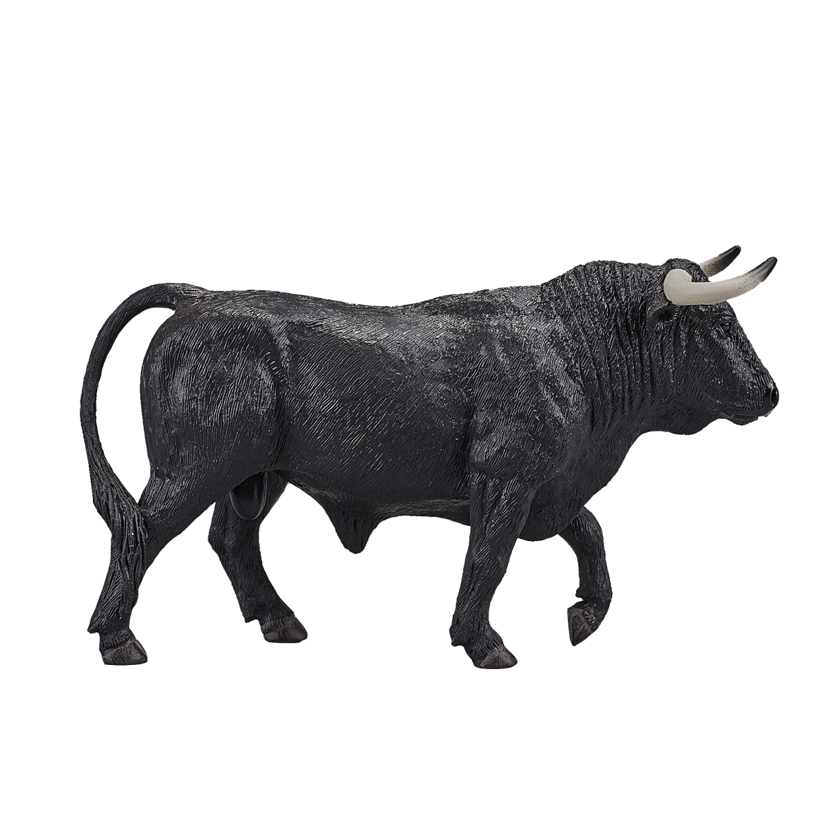 Spanish Bull Toy Figure  Realistic Farm Animal Model