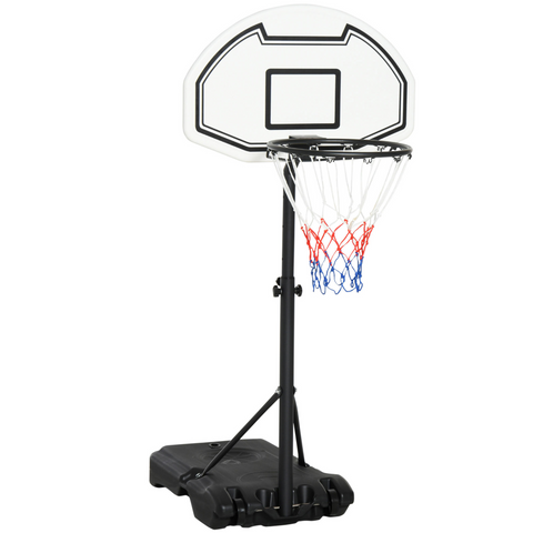 Basketball Stand and  94-123cm Height Adjustable Hoo For Pool Side HOMCOM