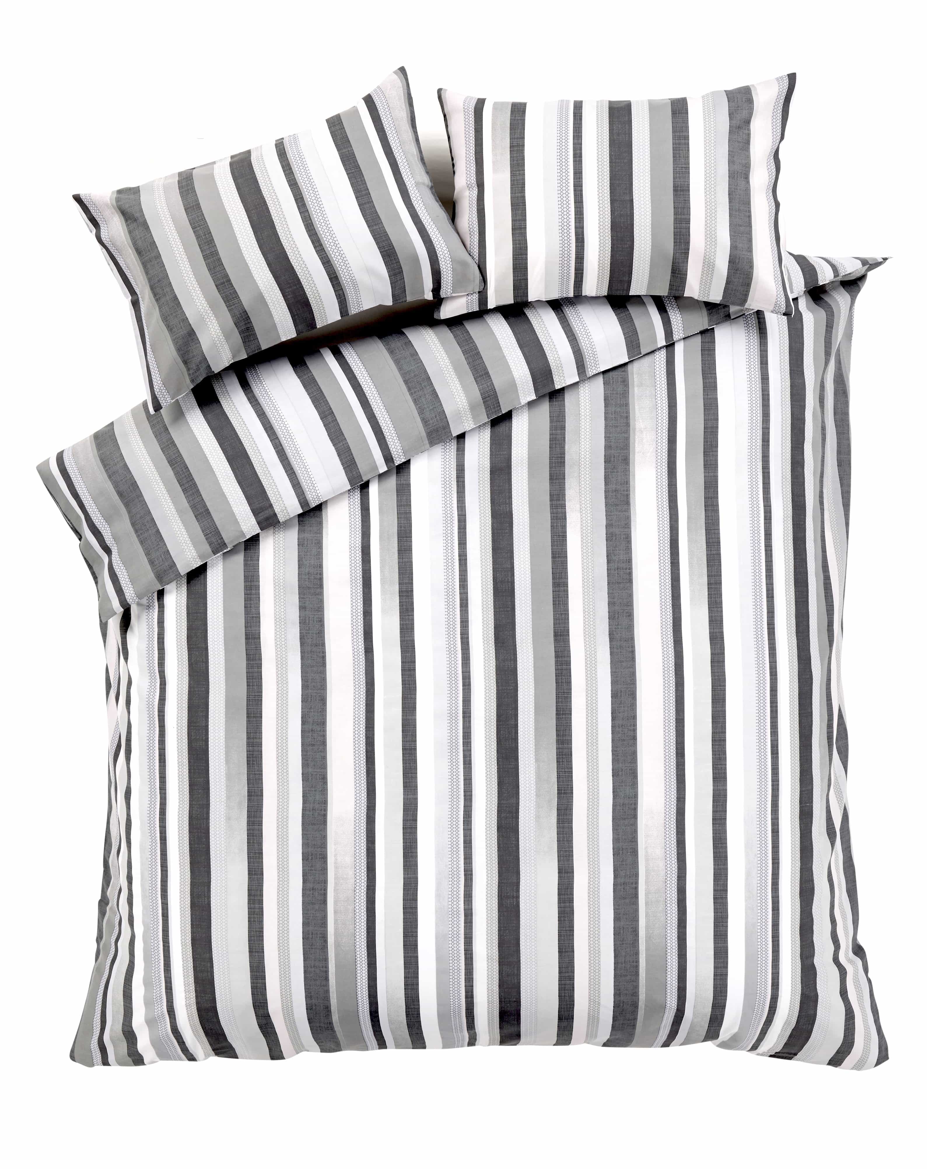 OLIVIA ROCCO Duvet Set Maine Stripe Cotton Rich Luxury Striped Design Single Double King Super King OEKO TEX Certified Designed in England