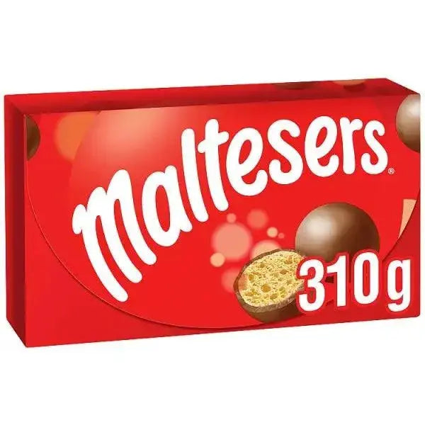 Maltesers Milk Chocolate & Honeycomb Gift Box of Chocolates Fairtrade 310g (Case of 7)