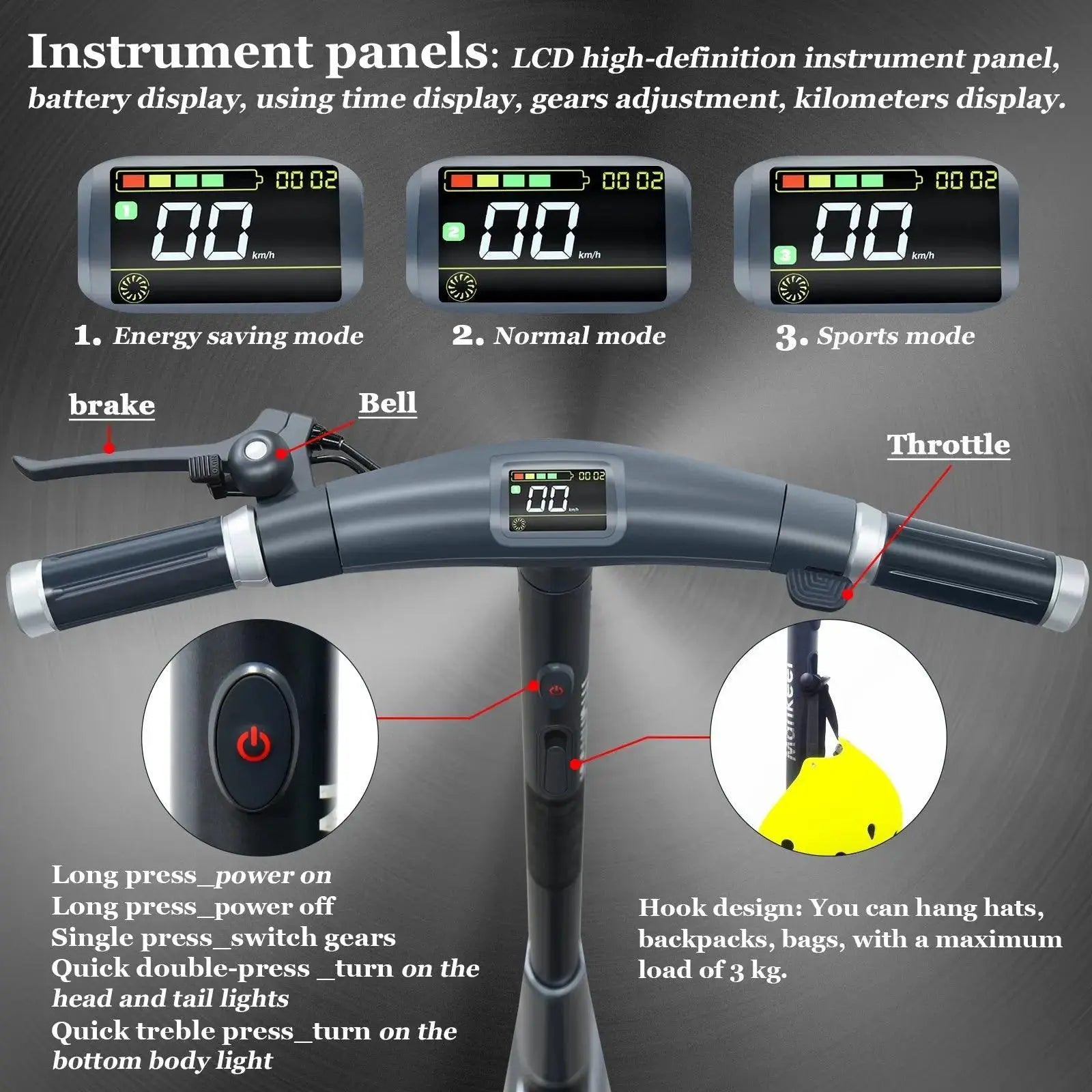 Mankeel MK006 Sliver wings Porsche design electric scooter