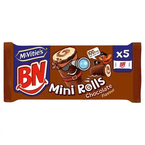 McVitie's BN Chocolate Mini Rolls Cake Bars Multipack 5 x 21.8g, 109g (Case of 12)