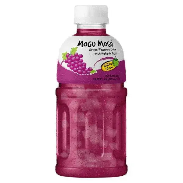 Mogu Mogu Grape Flavoured Drink with Nata de Coco 320ml - (Case of 24)