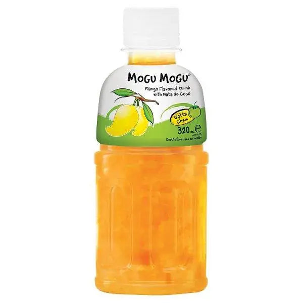 Mogu Mogu Mango Flavored Drink with Nata de Coco 320ml (Case of 24)