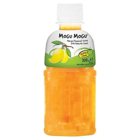 Mogu Mogu Mango Flavored Drink with Nata de Coco 320ml (Case of 24)