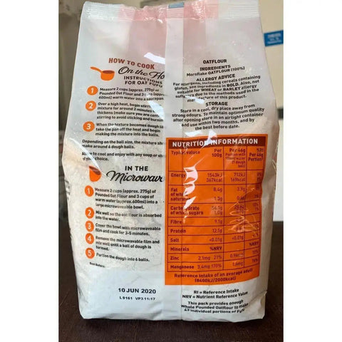 Morningflake Oat Poundo Fufu 2kg