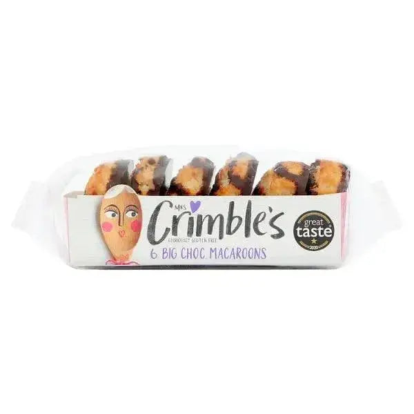 Mrs Crimble's 6 Big Choc Macaroons 195g (Case of 6)