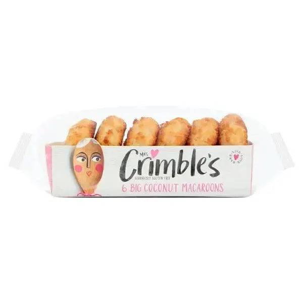Mrs Crimble's 6 Big Coconut Macaroons 180g (Case of 6)