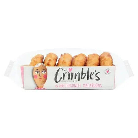 Mrs Crimble's 6 Big Coconut Macaroons 180g (Case of 6)