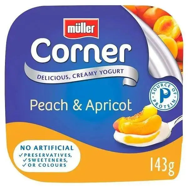 Muller Corner Peach and Apricot Yogurt 143g