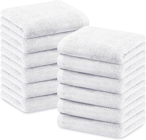 OLIVIA ROCCO Bath Sheets 500GSM Ultra Soft Super Absorbent Quick Dry Cotton White Grey Hotel Durable Bulk Pack 12 BBs Hospitals