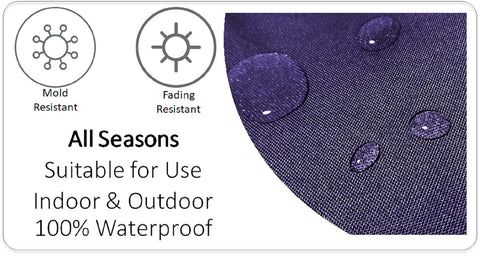 OLIVIA ROCCO Outdoor Scatter Cushion Covers Nairobi Purple 43 X 43 cm Waterproof Weather Resistant for Garden Patio Beach Indoor