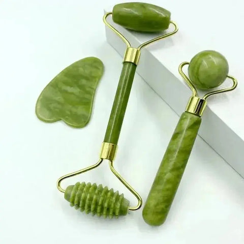 Natural Jade Roller Massager for Face Body and Back