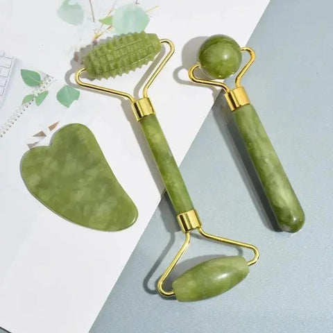 Natural Jade Roller Massager for Face Body and Back