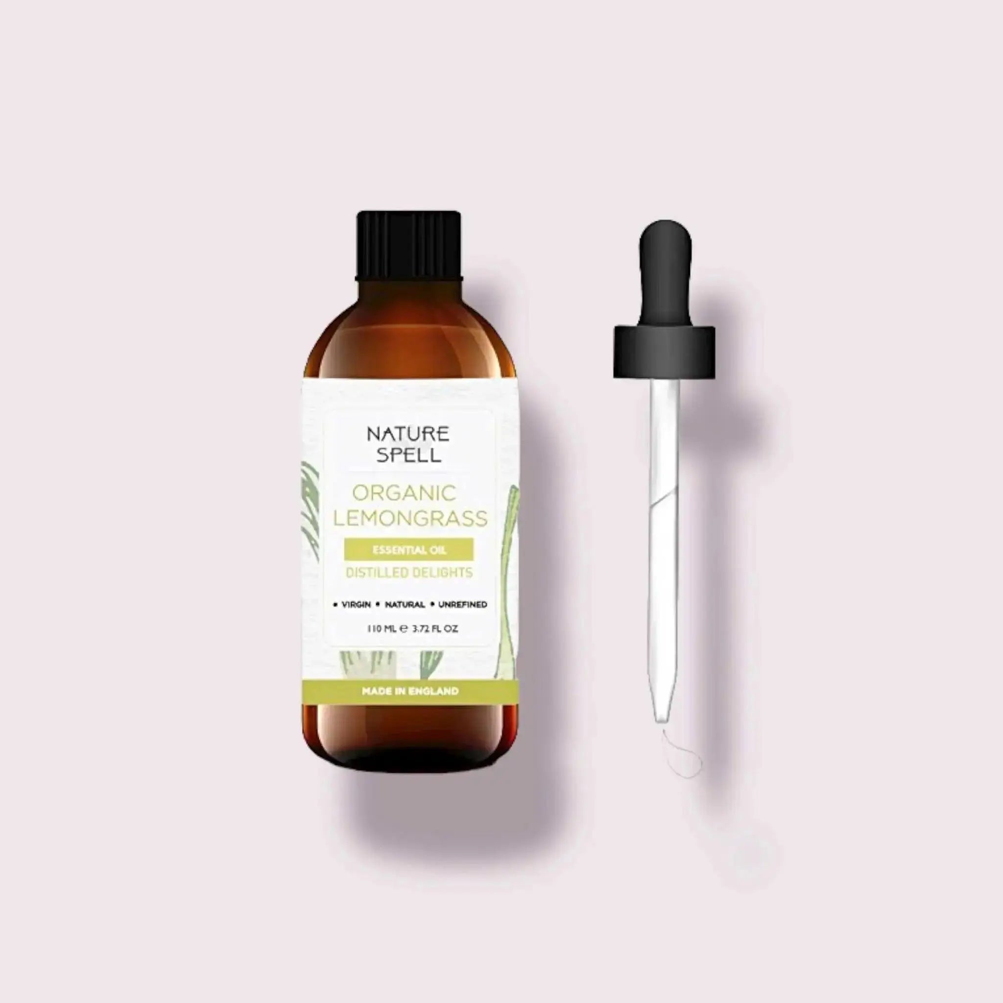 Nature Spell Lemongrass Organic Essential Oil 110 ml