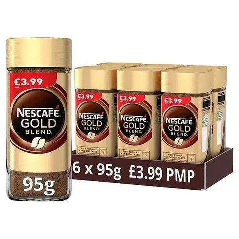 Nescafe Gold Blend Instant Coffee 95g (Case of 6)